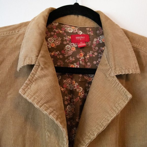 70's Style Corduroy Button Up Jacket - Picture 3 of 6